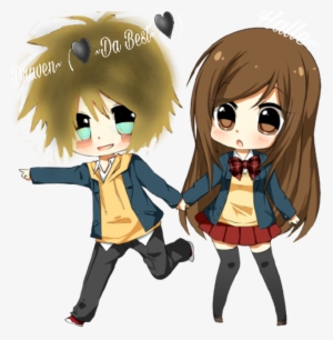Cute Chibi Anime Couple #2733299
