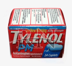 Tylenol Pm - Tylenol Pm Extra Strength Caplets - 24 Count #2733576
