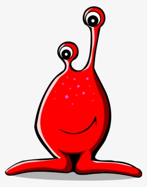 Red Alien Clipart - Alien Clip Art #2733615