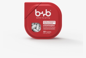 B B Extra Strength Acetaminophen Caplets - B+b Extra Strength Acetaminophen Caplets , Pain Reliever #2733793