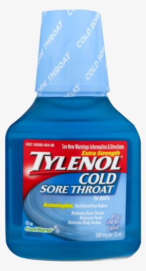 Tylenol Cold Sore Throat Liquid Daytime Cool Burst - Tylenol Sore Throat Daytime #2733829