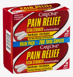 Careone Pain Relief Extra Strength Acetaminophen 500 #2733949