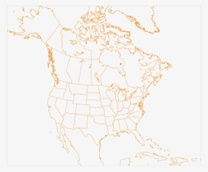 Map Of The North America #2734075