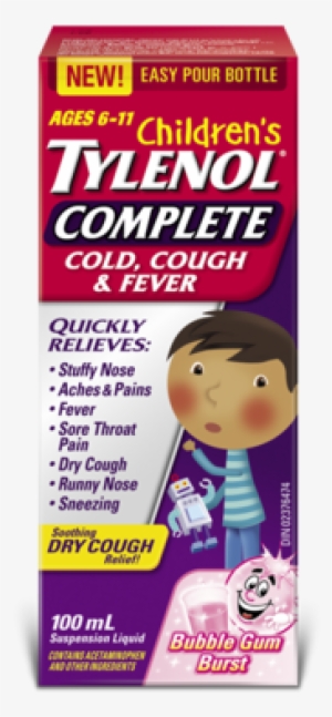 Children's Tylenol Complete, Bubble Gum Burst #2734156