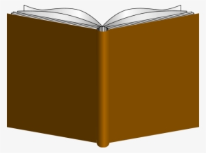 Book Clipart Back Cover - Open Book Cover Png #2734579