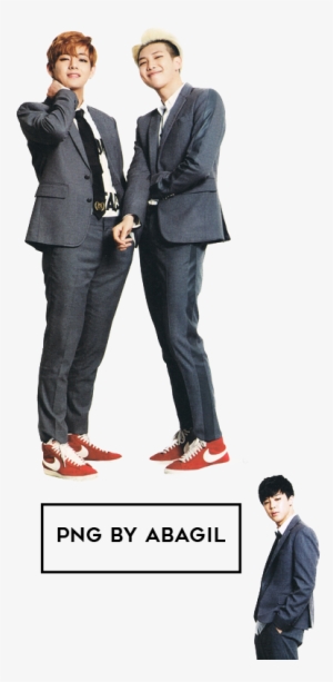 Bts V, Rap Mon, And Jimin Clipart - V And Jimin Standing #2734682