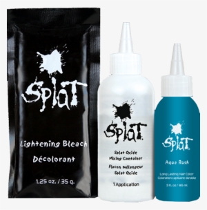 Red And Blue Splat Hair Dye #2734913