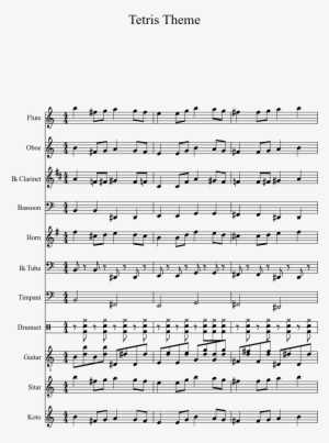 Tetris Theme Sheet Music 1 Of 6 Pages - Document #2736067