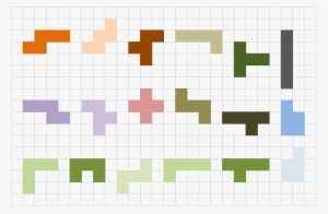 I Shaded Pieces Red If They Duplicated A Piece Already - Cross #2736100