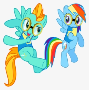 Lightning Dust And Rainbow Dash Vector By Missy12113 - Lightning Dust And Rainbow Dash #2736196
