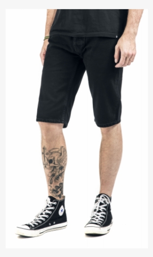 Michigan Short Men Shorts Black 100% Cotton 5 Pocket - Celio Doslack - Bermudas - Anthrazit #2736288