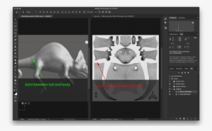 On The 3d Model It Looks Like It's On One Piece , Which - Painting 3d Models In Photoshop #2736885