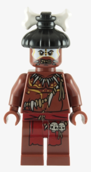 Lego Cannibal With White Face Minifigure - Lego Minifigure Lord Garmadon #2737178