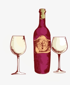 Red Wine Dessert Wine White Wine Wine Glass - Vector Wine Glass Png #2738952
