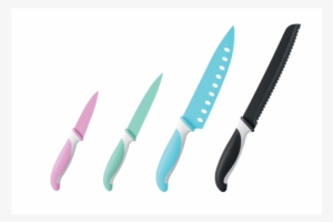 Kitchen Knives, Set Of Four, Multicolor - Ernesto Messerset, 4-teilig - Messer & Zubehör #2739079