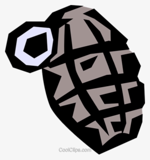 Hand Grenade Royalty Free Vector Clip Art Illustration - Clip Art #2739099