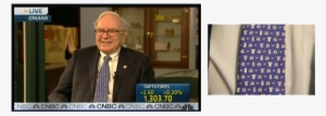 Fruit Of The Loom "underwear" Tie Worn By Warren Buffett #2739440