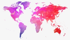 #freetoedit #paises #mundo #words #world #america #asia - Flat World Map #2739976