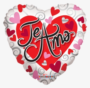 Globo Te Amo Corazon Blanco - 4" Airfill Only Te Amo Corazon Blanco - Mylar Balloons #2740238