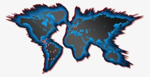 Proyectos24 - Mapa Mundi - Glowing World Map Png #2740308