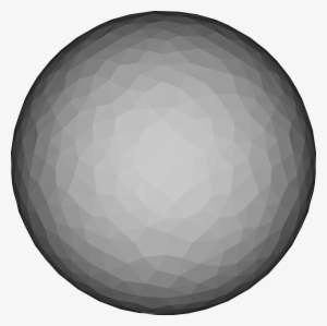 Big Image - Low Poly Sphere Png #2740476