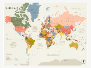 Mapamundi Sxxi - Scratch Map Black And White #2740596