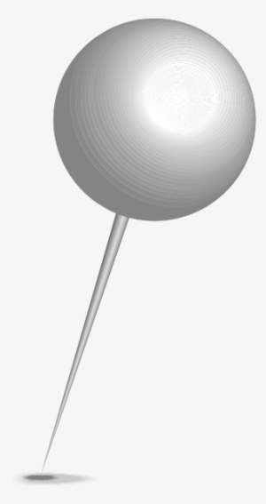 Location Pin Sphere Gray - Gray Pin Location #2740629