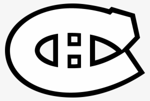 Montreal Canadiens Logo Black And White - Pro Sports Team Logo #2742449