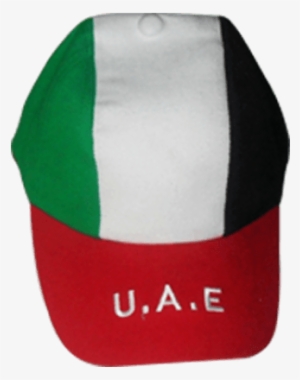 White Plain Cap Printed With Uae Flag And Spirit Of - Uae National Day Cap #2742540