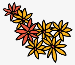 Dead Flower Clip Art - Day Of The Dead Flowers Png #2743304