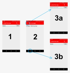 Come Back To The Home And In The Input Field There - Android Studio Header Button #2743513