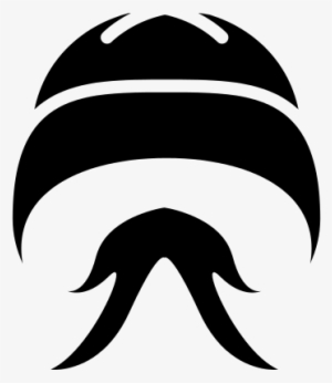 Chinese Headpiece And Mustache Vector - Vector Png Of Mustache #2743648