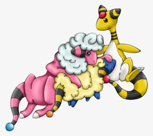 Mareep, Flaaffy And Ampharos By - Mareep Flaaffy And Ampharos #2745205