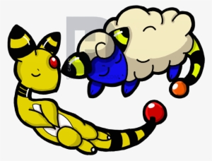 Mareep And Ampharos - Cartoon #2745232