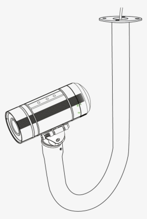 Vivotek Am 11c J Shape Mounting Bracket For Bullet - Shower Bar #2745643