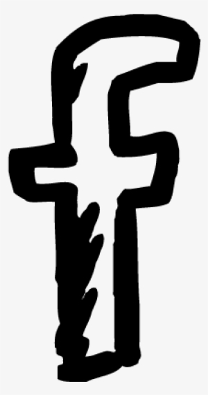 Facebook Logo Vector Black Download - Facebook Logo Drawing Png #2747045