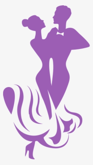Dancing Couple Purple - Ballroom Dance Couple Png #2747048