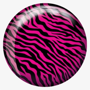Pink Zebra Bowling Ball #2747530