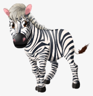 Cute Pink Zebra Clipart - Animated Zebra Clipart Png #2747876