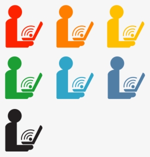 Wireless Icons - Wifi Logo Colored Png #2748295