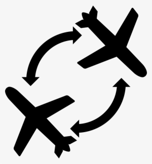 Airplanes And Arrows Symbol Comments - Arrows Travel Art #2748329