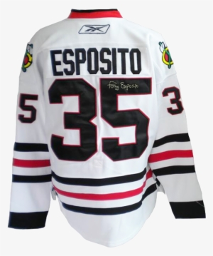 Tony Esposito Signed Chicago Blackhawks Jersey - Chicago Blackhawks #2748360