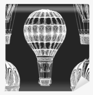 Vintage Balloon Vector Image On Blackboard Chalk Illustration - Vector Graphics #2748485