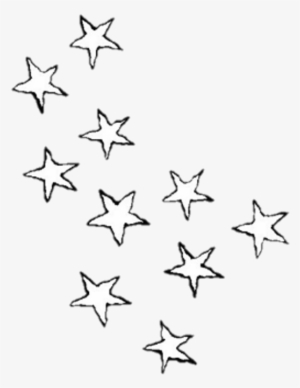 Stars Star Tumblr Ftestickers Blackandwhite Photography - Stars Clipart #2748876