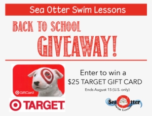 Sea Otter Back To School Giveaway Win A $25 Target - Bps Gift Certificate For Target #2749850