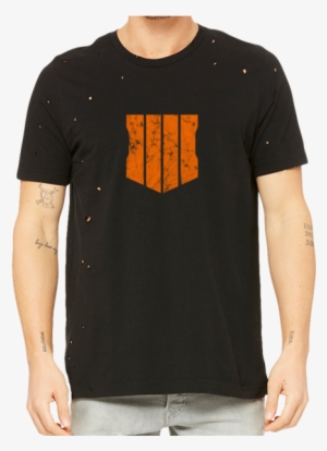 Black Ops Distressed Icon Tee - Call Of Duty #2751369