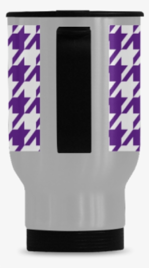 Royal Purple And White Houndstooth Classic Pattern - Redding #2752294