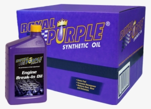 Royal Purple Engine Break-in Oil, 12 Quart Case - Royal Purple Oil #2752385