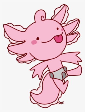 Baby Axolotl - Clip Art #2752813