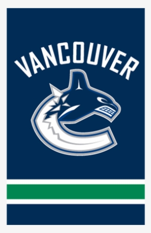 Vancouver Canucks Nhl 2 Sided Vertical Indoor Outdoor - Vancouver Canucks Hockey Puck #2753118